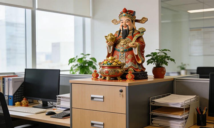 Chinese Wealth God Statue