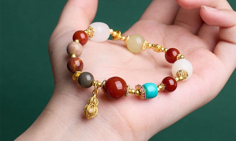 Red agate bracelet-2